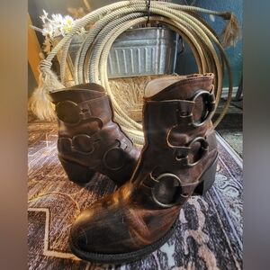 Old Gringo Brown Heeled Boots